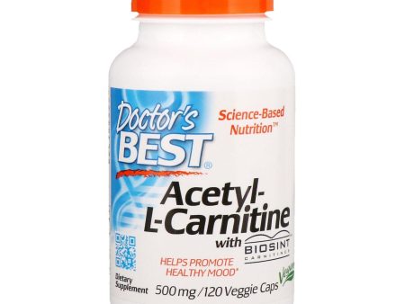 Acetyl-L-Carnitine with Biosint Carnitines, 500mg, 120 Capsules - Doctor s Best on Sale