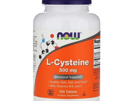 L-Cysteine 500mg 100 Tablets - Now Foods Online Hot Sale