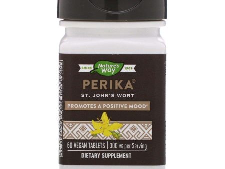 Perika, St. John s Wort 300mg, 60 Vegan Tablets - Nature s Way Sale