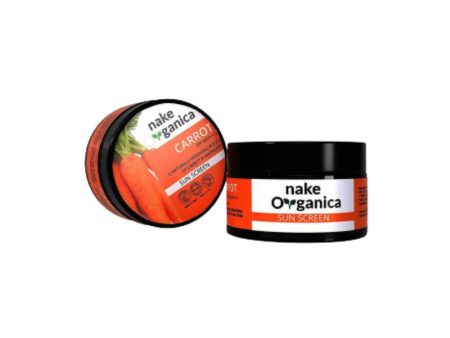 Nake Organica Carrot Sunscreen SPF40 PA+++ For Cheap