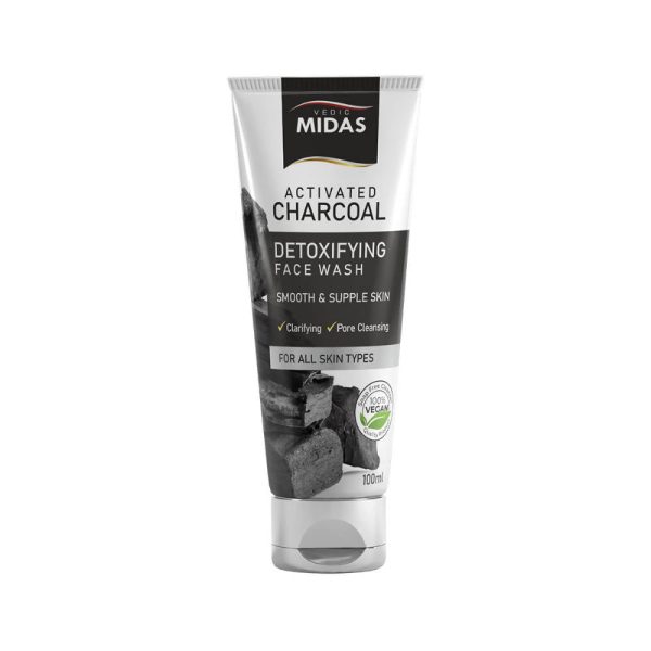 Vedic Midas Activated Charcoal Detoxifying Face Wash For Cheap