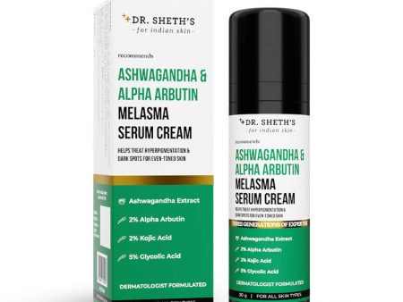 Dr. Sheth s Ashwagandha & Alpha Arbutin Melasma Serum For Sale