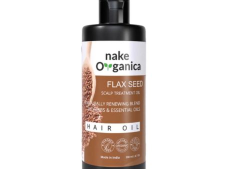 Nake Organica Flaxseed Hair Oil - Scalp Treatment Online