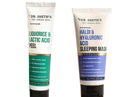 Dr. Sheth s Exfoliate & Glow Combo Supply