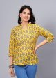 Women Elegant Printed Cotton Top - Rasiya Online