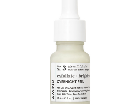 Aminu Overnight Peel for Dull, Uneven Skin & Congested Pores Supply