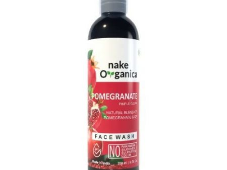 Nake Organica Pomegranate Pimple Clear Face Wash Online