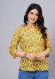 Women Elegant Printed Cotton Top - Rasiya Online