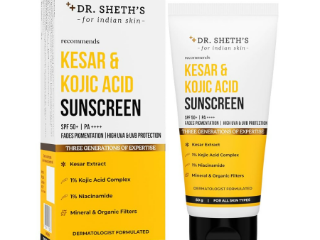 Dr. Sheth s Kesar & Kojic Acid Sunscreen Sale